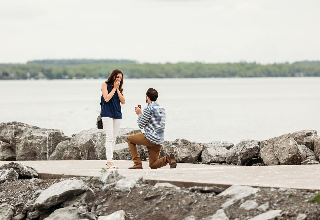 Seneca Lake, New York Proposal | Scott + Heather 